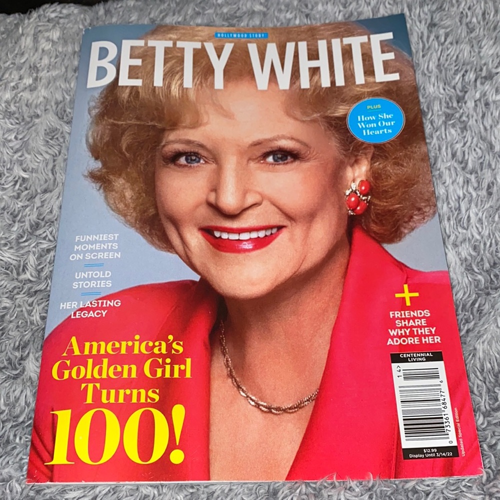 Betty White Hollywood Story Magazine 100th Birthday Tribute